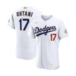 Los Angeles Dodgers Shohei Ohtani 2026 Gold Collection White Authentic Jersey - Nike - 312308411101