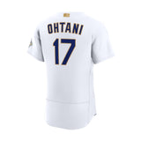 Los Angeles Dodgers Shohei Ohtani 2026 Gold Collection White Authentic Jersey - Nike - 312308411101