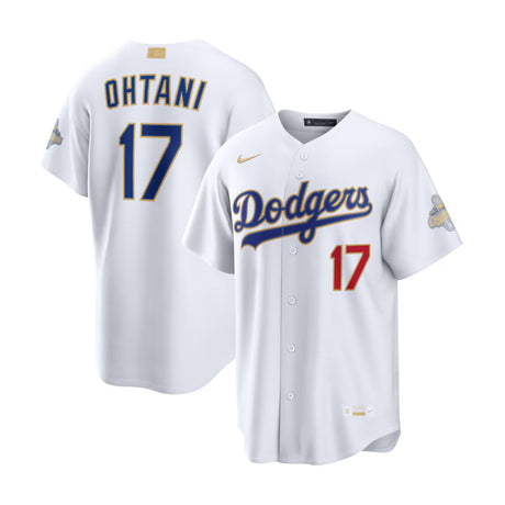 Los Angeles Dodgers Shohei Ohtani 2026 Gold Collection White Limited Jersey - Nike - 312302411101