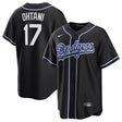Los Angeles Dodgers Shohei Ohtani Black " Lights Out " Nike® Official Replica Jersey - Nike - 
