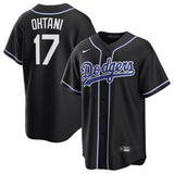 Los Angeles Dodgers Shohei Ohtani Black " Lights Out " Nike® Official Replica Jersey - Nike - 