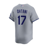 Los Angeles Dodgers Shohei Ohtani Gray Road Stadium Jersey - Nike - 235905411133