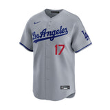 Los Angeles Dodgers Shohei Ohtani Gray Road Stadium Jersey - Nike - 235905411133