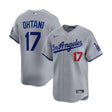 Los Angeles Dodgers Shohei Ohtani Gray Road Stadium Jersey - Nike - 235905411133
