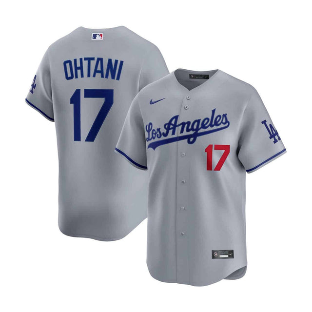 Los Angeles Dodgers Shohei Ohtani Gray Road Stadium Jersey - Nike - 235905411133