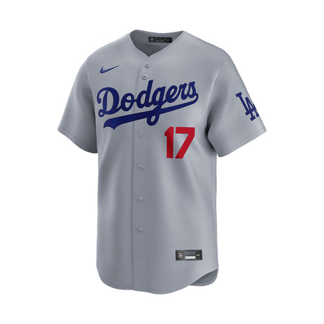 Los Angeles Dodgers Shohei Ohtani Kanji Gray Road Limited Jersey