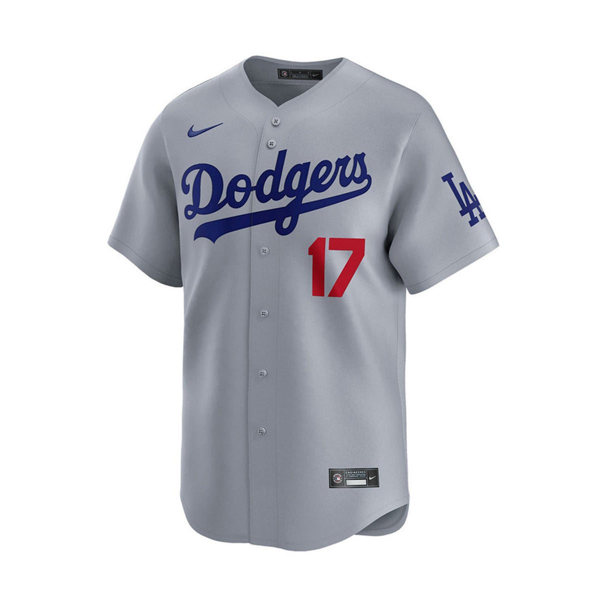 Los Angeles Dodgers Shohei Ohtani Kanji Gray Road Limited Jersey - Nike - 235901411149