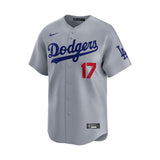 Los Angeles Dodgers Shohei Ohtani Kanji Gray Road Limited Jersey - Nike - 235901411149