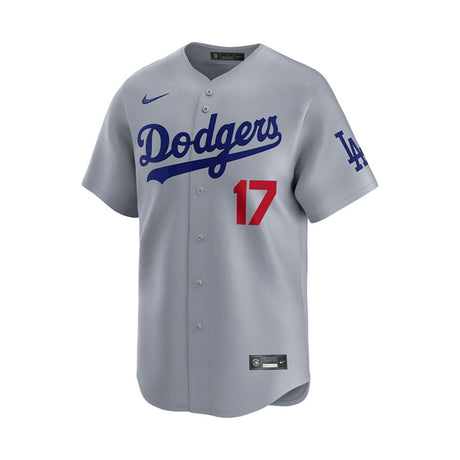 Los Angeles Dodgers Shohei Ohtani Kanji Gray Road Limited Jersey - Nike - 235901411149