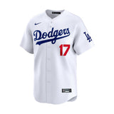 Los Angeles Dodgers Shohei Ohtani Kanji White Limited Jersey