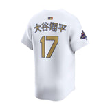 Los Angeles Dodgers Shohei Ohtani " Kanji " 2024 World Series Champs White Limited Jersey