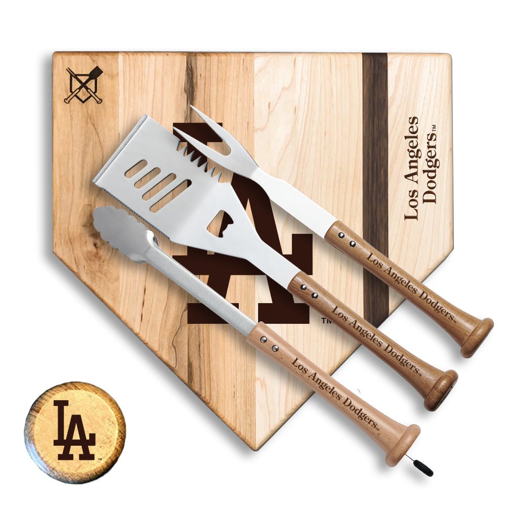 Los Angeles Dodgers "Silver Slugger" Combo Set - Baseball BBQ - 