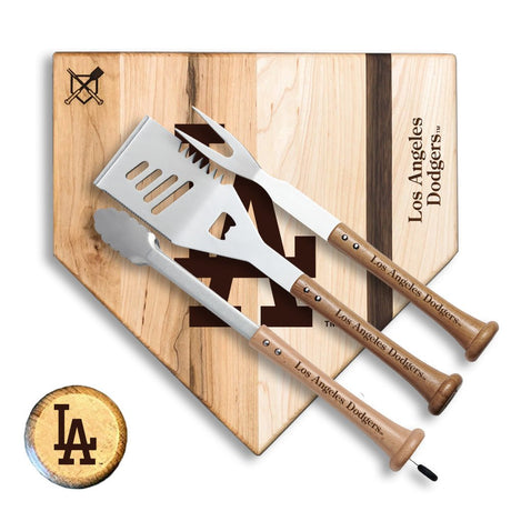 Los Angeles Dodgers "Silver Slugger" Combo Set - Baseball BBQ - 