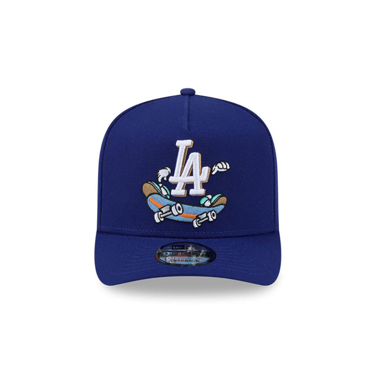Los Angeles Dodgers Skateboard Logo Royal Blue 9FIFTY A - Frame Snapback Hat - New Era - 230118411