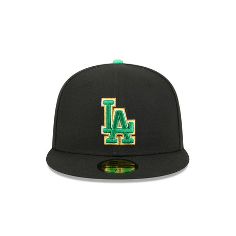 Los Angeles Dodgers St. Patrick's Day 2026 Black 59FIFTY Fitted Hat - New Era - 37090141101