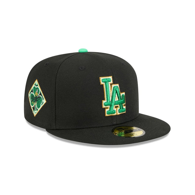Los Angeles Dodgers St. Patrick's Day 2026 Black 59FIFTY Fitted Hat - New Era - 37090141101