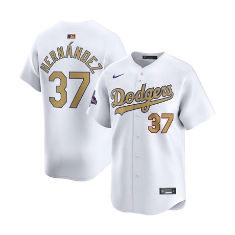 Los Angeles Dodgers Teoscar Hernandez 2024 World Series Champs White Limited Jersey - Nike - 31211641133