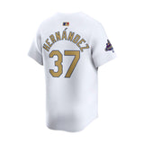 Los Angeles Dodgers Teoscar Hernandez 2024 World Series Champs White Limited Jersey - Nike - 31211641133