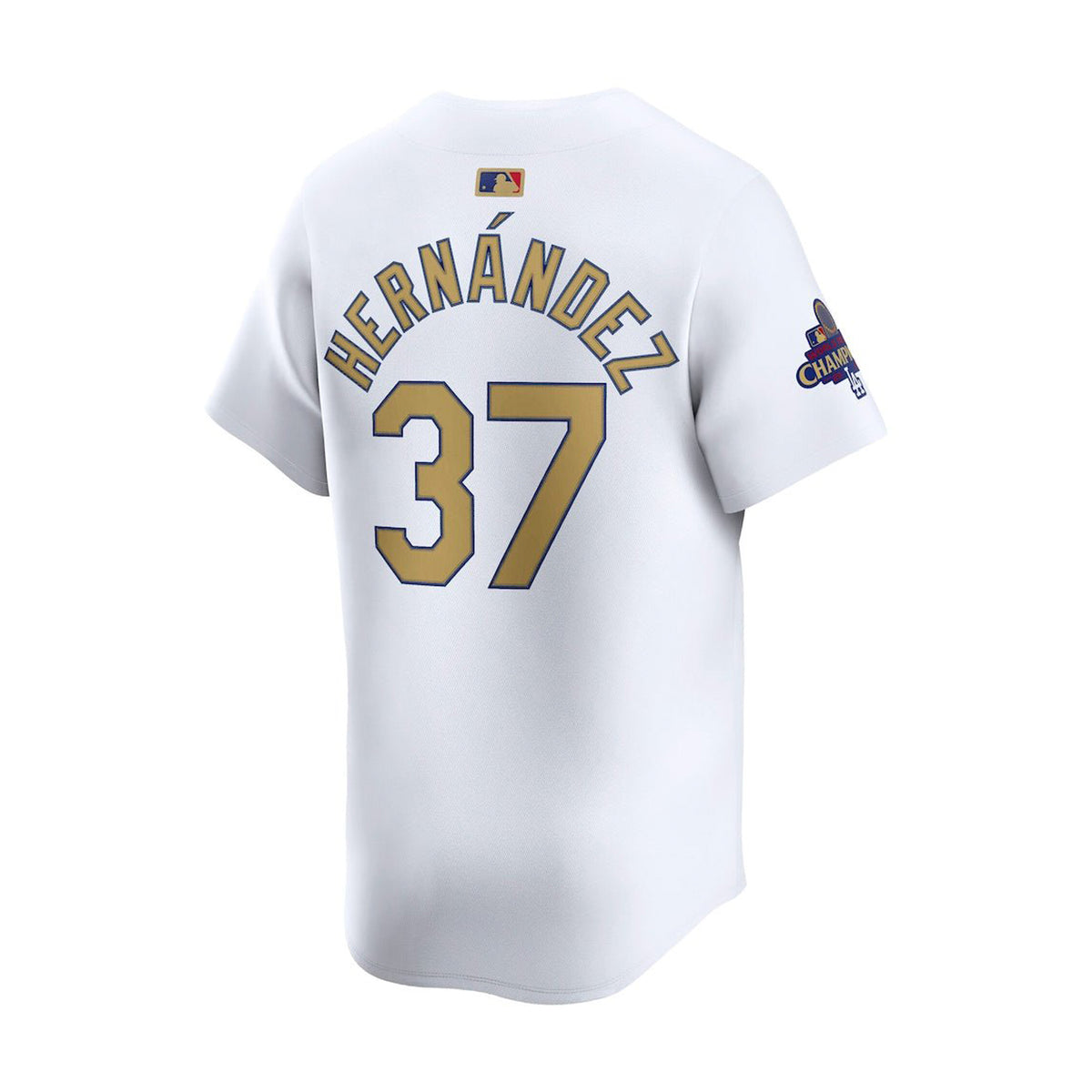 Los Angeles Dodgers Teoscar Hernandez 2024 World Series Champs White Limited Jersey