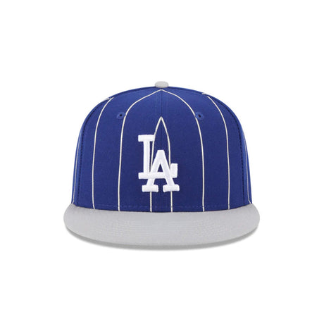 Los Angeles Dodgers Throwback Blue Pinstripe 59FIFTY Fitted Hat - New Era - 230160141101