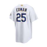 Los Angeles Dodgers Tommy Edman 2026 Gold Collection White Stadium Jersey - Nike - 312302411601