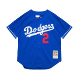 Los Angeles Dodgers Tommy Lasorda 1995 Cooperstown Collection Blue Authentic Button Front Jersey - Mitchell & Ness - 220141117