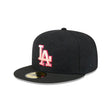 Los Angeles Dodgers Tonal Koi Black & Pink 59FIFTY Fitted Hat - New Era - 23862841101
