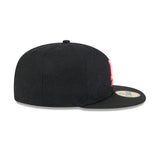 Los Angeles Dodgers Tonal Koi Black & Pink 59FIFTY Fitted Hat - New Era - 23862841101