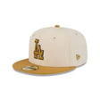 Los Angeles Dodgers Two - Tone Cream & Gold 59FIFTY Fitted Hat - New Era - 23011041102