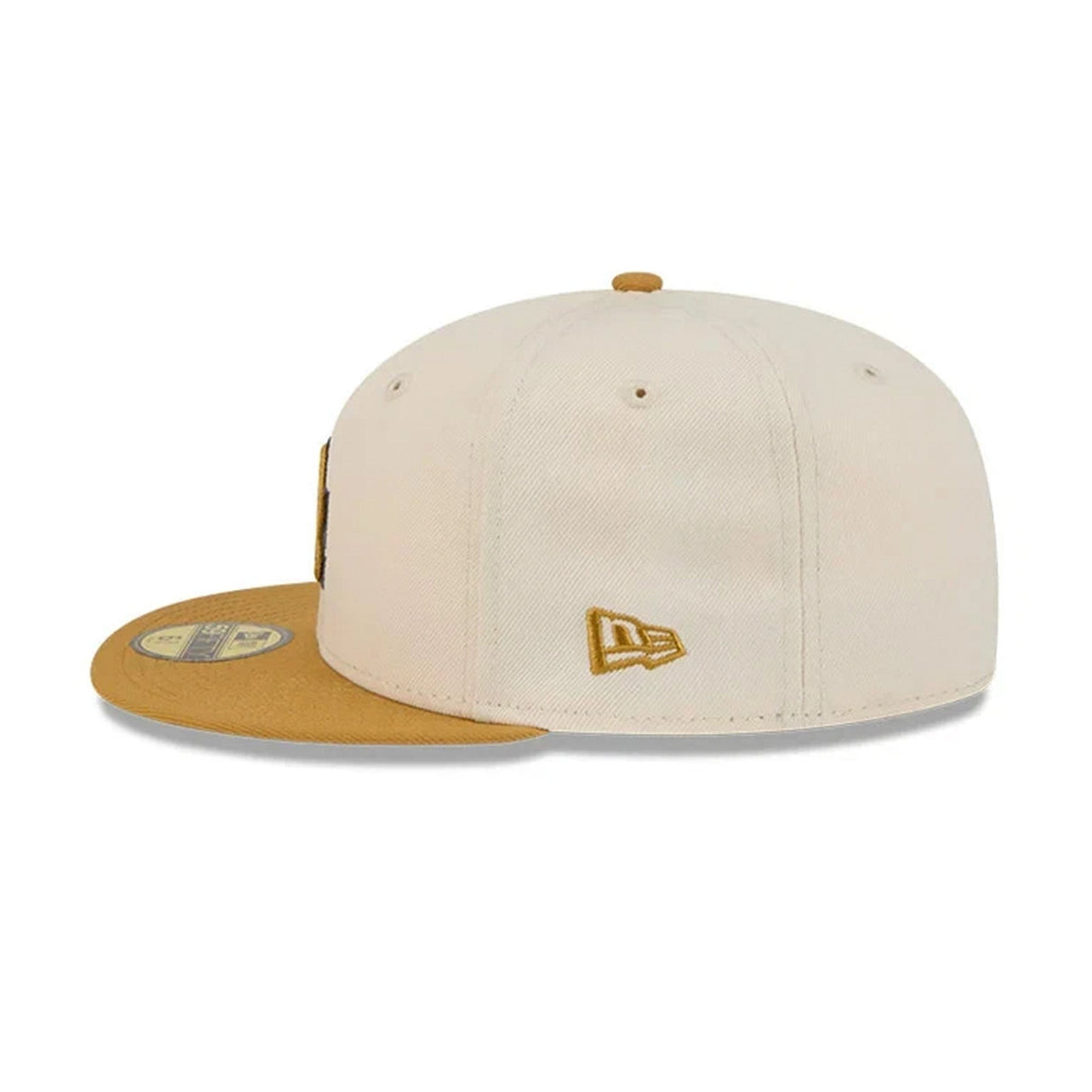 Los Angeles Dodgers Two - Tone Cream & Gold 59FIFTY Fitted Hat - New Era - 23011041102