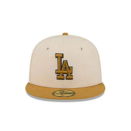 Los Angeles Dodgers Two - Tone Cream & Gold 59FIFTY Fitted Hat - New Era - 23011041102