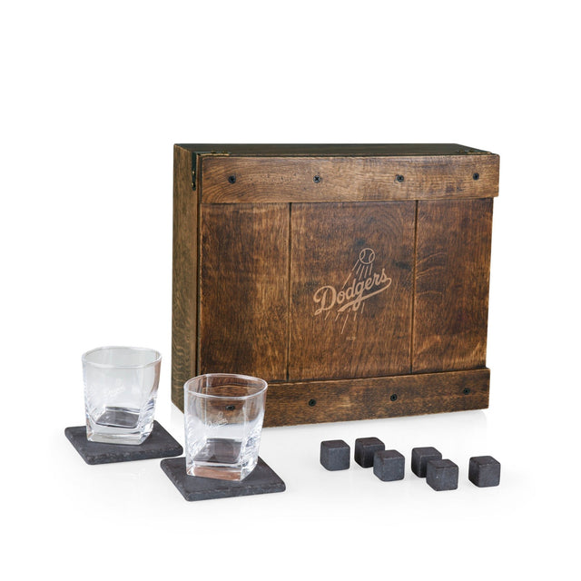 Los Angeles Dodgers - Whiskey Box Gift Set - Picnic Time Family of Brands - 99967413725