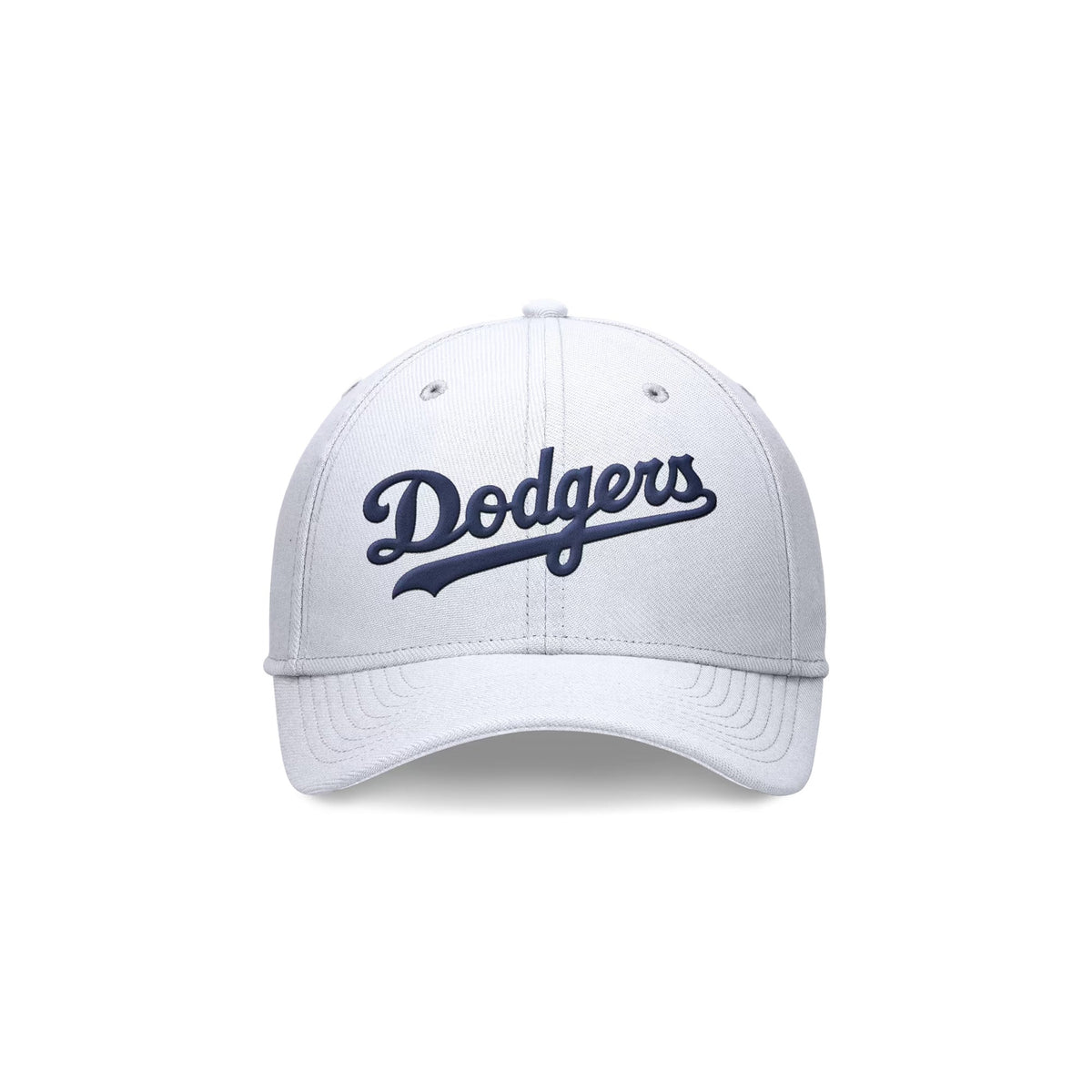 Los Angeles Dodgers White Primetime Performance SwooshFlex Hat - Nike - 23070441101