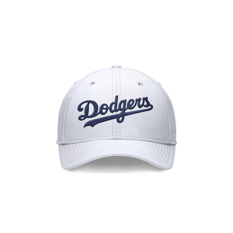 Los Angeles Dodgers White Primetime Performance SwooshFlex Hat - Nike - 23070441101