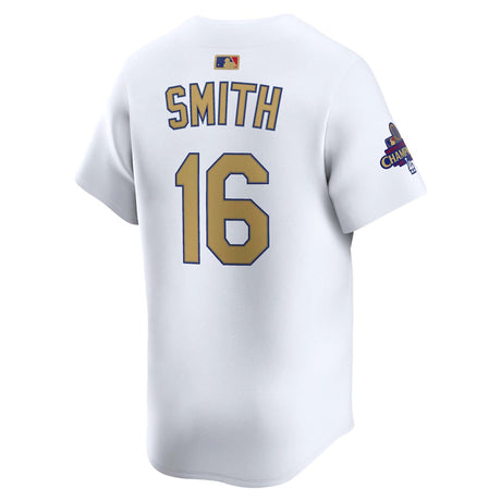 Los Angeles Dodgers Will Smith Nike 2025 World Series Gold Nike® Limited Jersey - Nike - 