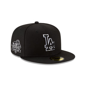 Los Angeles Dodgers World Series Champions White Outlined 59FIFTY Fitted - New Era - 