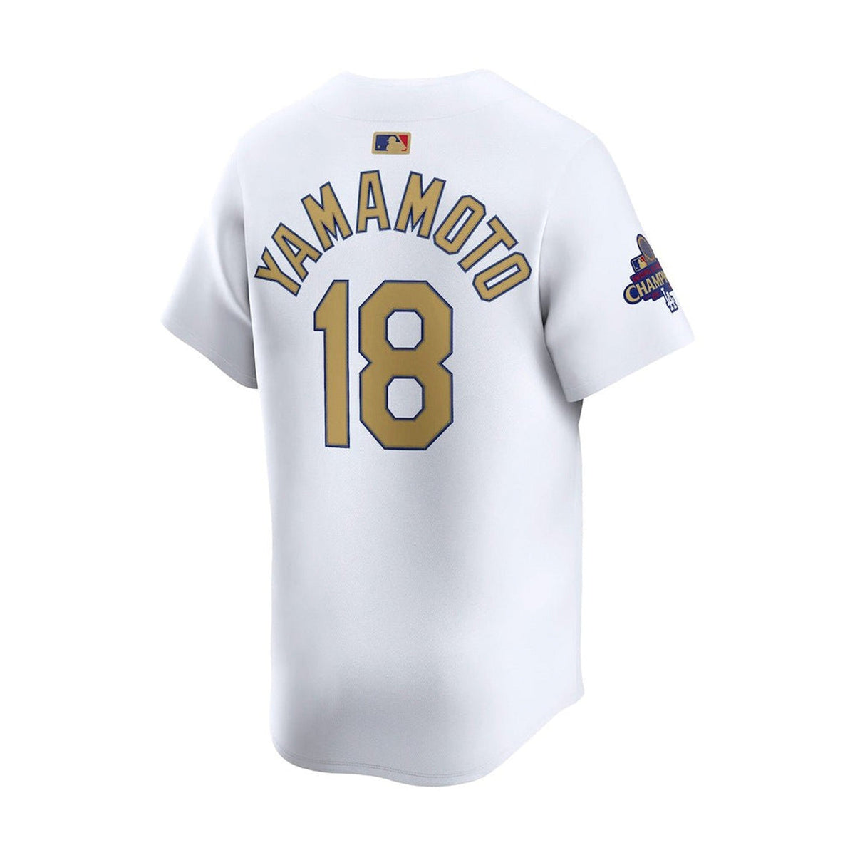 Los Angeles Dodgers Yoshinobu Yamamoto 2024 World Series Champs White Limited Jersey - Nike - 31211641125