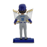 Los Angeles Dodgers Yoshinobu Yamamoto 2025 World Series Back - to - Back Champions Bobblehead - Wincraft - 31221741102