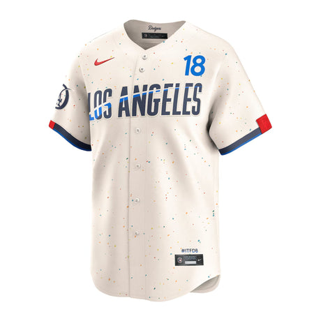 Los Angeles Dodgers Yoshinobu Yamamoto City Connect Nike® Limited Jersey - Nike - 