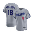 Los Angeles Dodgers Yoshinobu Yamamoto Gray Road Limited Jersey - Nike - 235901411217