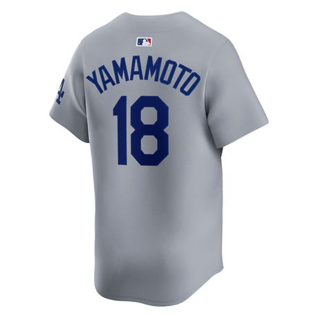Los Angeles Dodgers Yoshinobu Yamamoto Nike® Alt Gray Road Limited Jersey - Nike - 