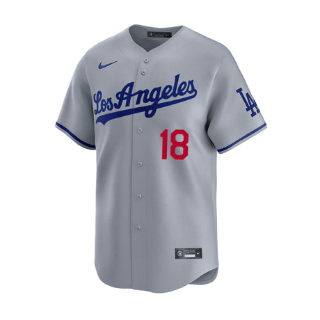 Los Angeles Dodgers Yoshinobu Yamamoto Gray Road Limited Jersey