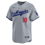 Los Angeles Dodgers Yoshinobu Yamamoto Nike® Gray Road Limited Jersey - Nike - 