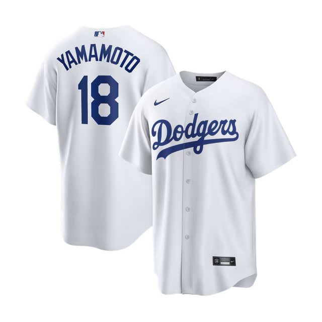 Los Angeles Dodgers Yoshinobu Yamamoto White Home Replica Jersey - Nike - 233201411701