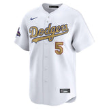 Los Angeles Dodgers YOUTH Freddie Freeman White 2025 Gold Collection Limited Jersey - Nike - 