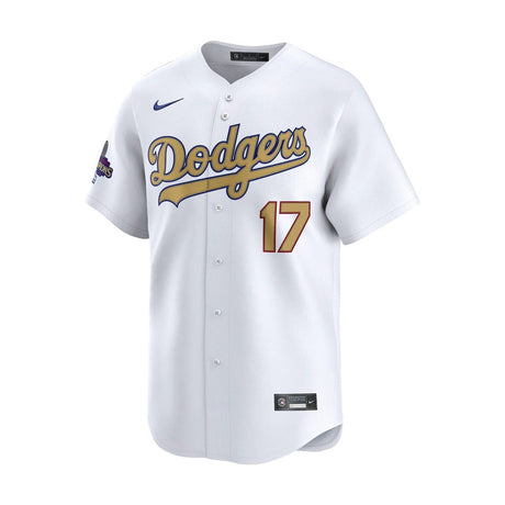 Los Angeles Dodgers Shohei Ohtani " Kanji " 2024 World Series Champs White Limited Jersey