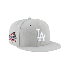 Los Angeles Dogers Light Gray 2024 WS Champs Patch Gray Uv 59FIFTY Fitted - New Era - 