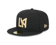Los Angeles FC Black & Gold 59FIFTY Fitted Hat - New Era - 