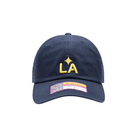 Los Angeles Galaxy Logo Navy Blue Adjustable Hat - Fan Ink - 158403508