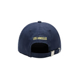 Los Angeles Galaxy Logo Navy Blue Adjustable Hat - Fan Ink - 158403508